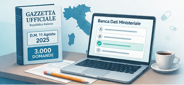 Illustrazione della banca dati di quiz per il concorso